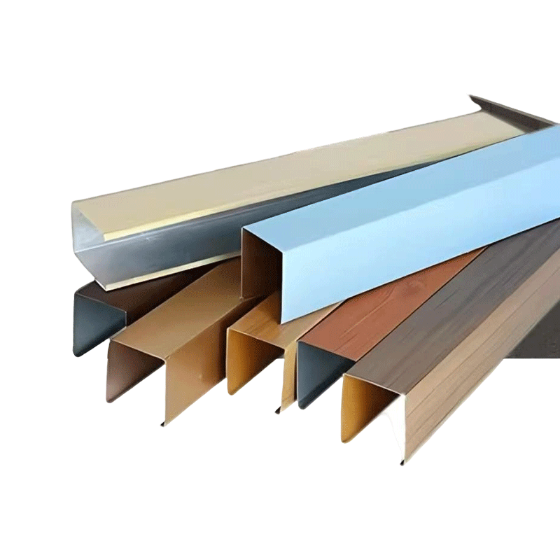 Wood Grain Aluminum Baffle Ceiling for Hotel Interiors Wood Grain Aluminum Baffle Ceiling for Hotel Interiors